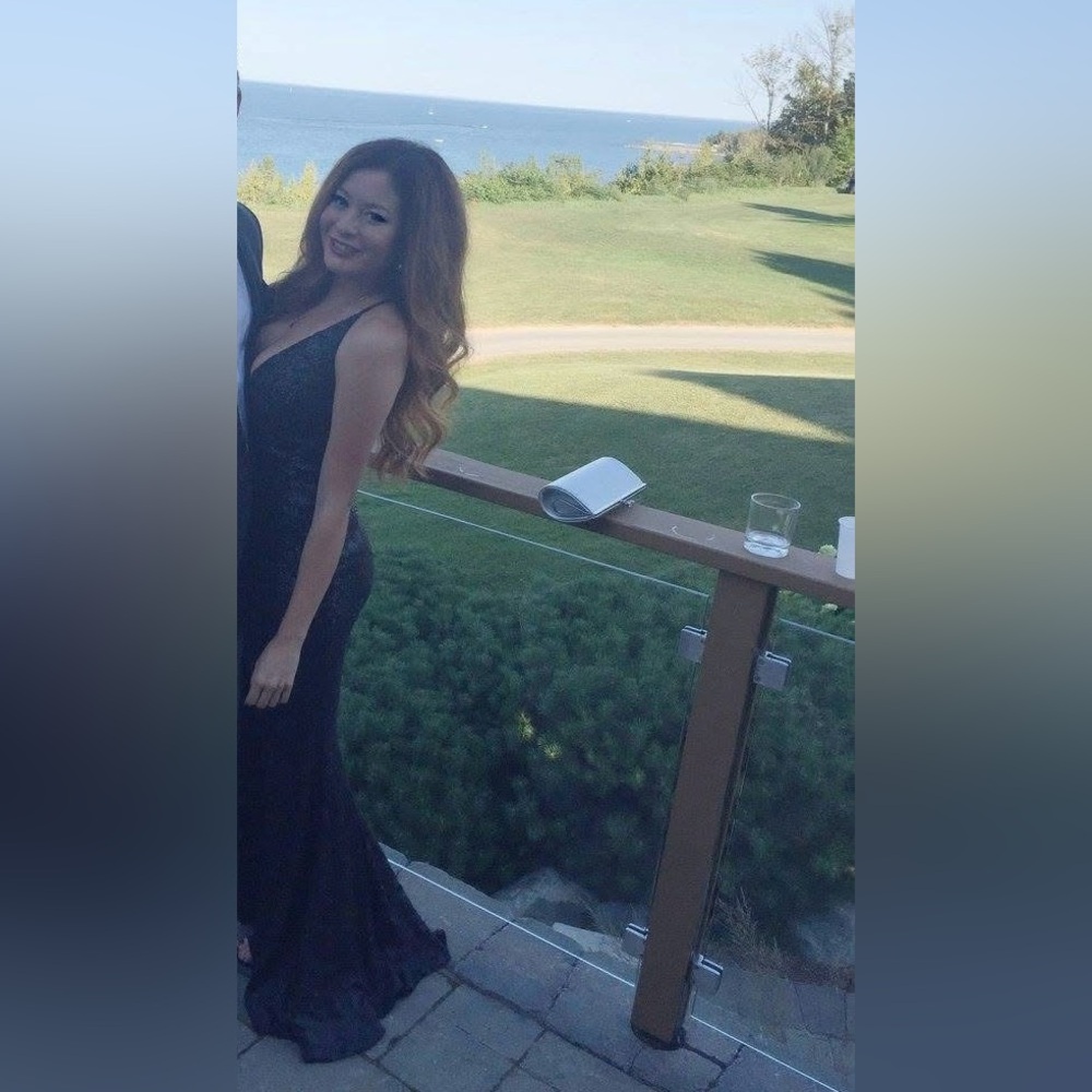 Nookie Black Sequin Gown